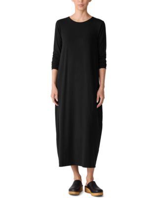 Eileen Fisher - Women's Round Neck Oval Dress