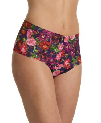 Women's Printed Retro Thong