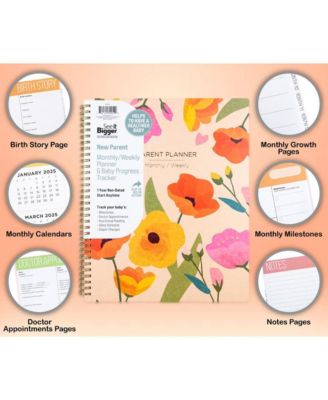 Large New Parent Monthly Weekly Perpetual Planner