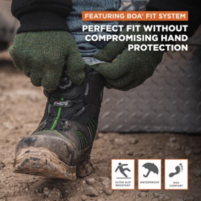 Men's Men s Extreme Hiker Waterproof Insulated Freezer Boots with Boa Fit System - Ultimate Cold Weather Protection and Comfort