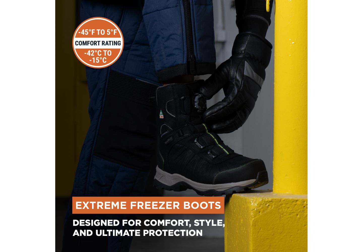 Мужские ботинки RefrigiWear Extreme Freezer Boot, цвет: Чёрный — фото 24