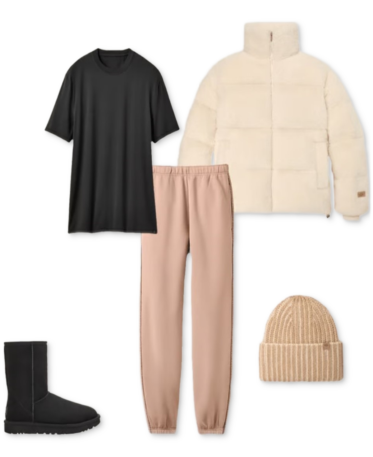 Ugg Chunky Plaited Beanie In Brown