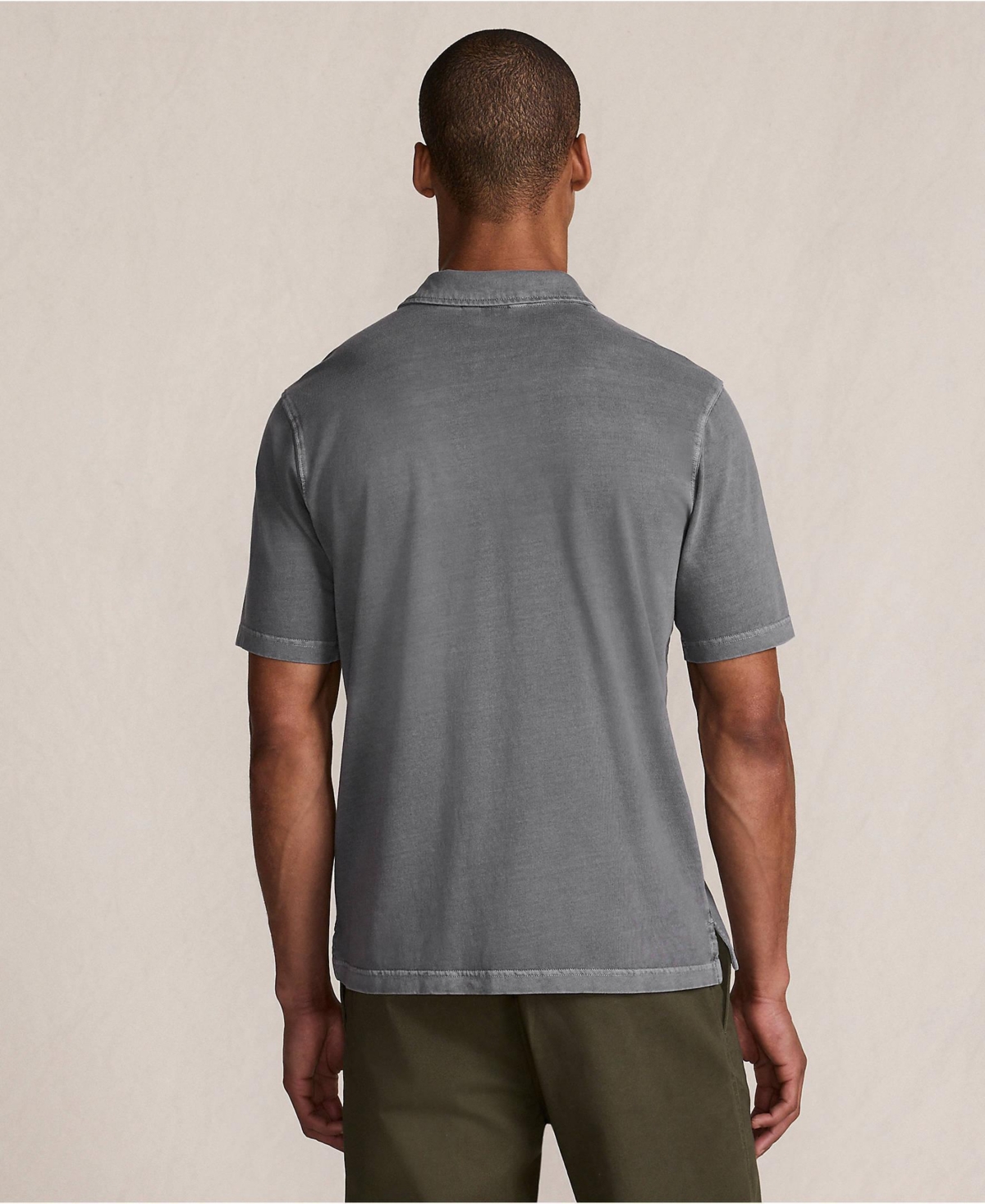 Lands' End Men's Short Sleeve Sun Faded Super T Polo