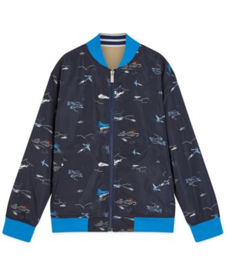 Boys' 8-16 Reversible Bomber Jacket
