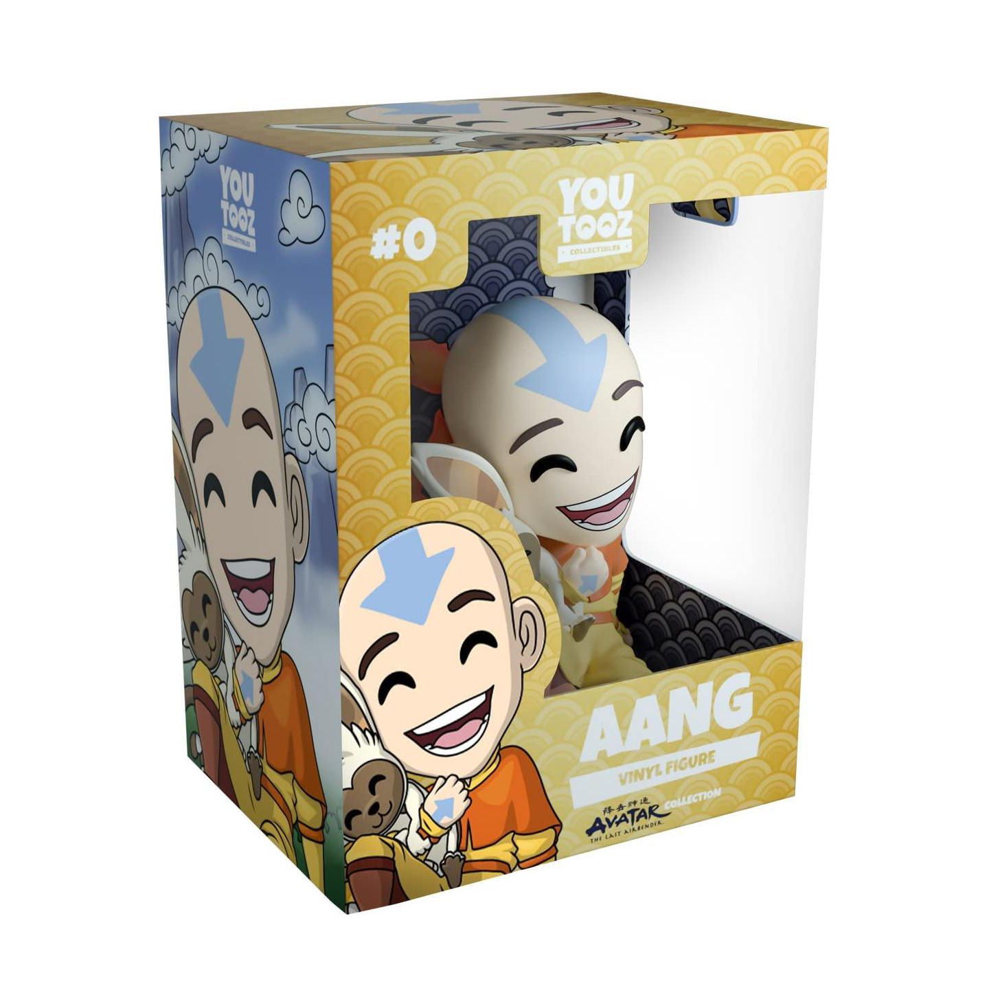 Детская фигурка Youtooz Avatar: The Last Airbender Aang with Momo 4" Vinyl Figure, Ages 14+, цвет: Разноцветный — фото 1