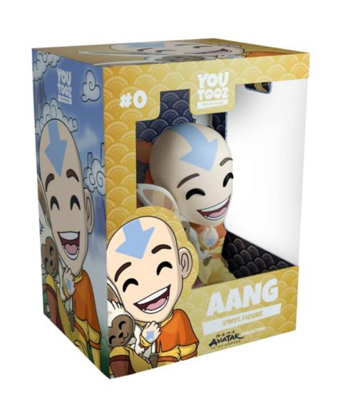 Детская фигурка Youtooz Avatar: The Last Airbender Aang with Momo 4" Vinyl Figure, Ages 14+, цвет: Разноцветный