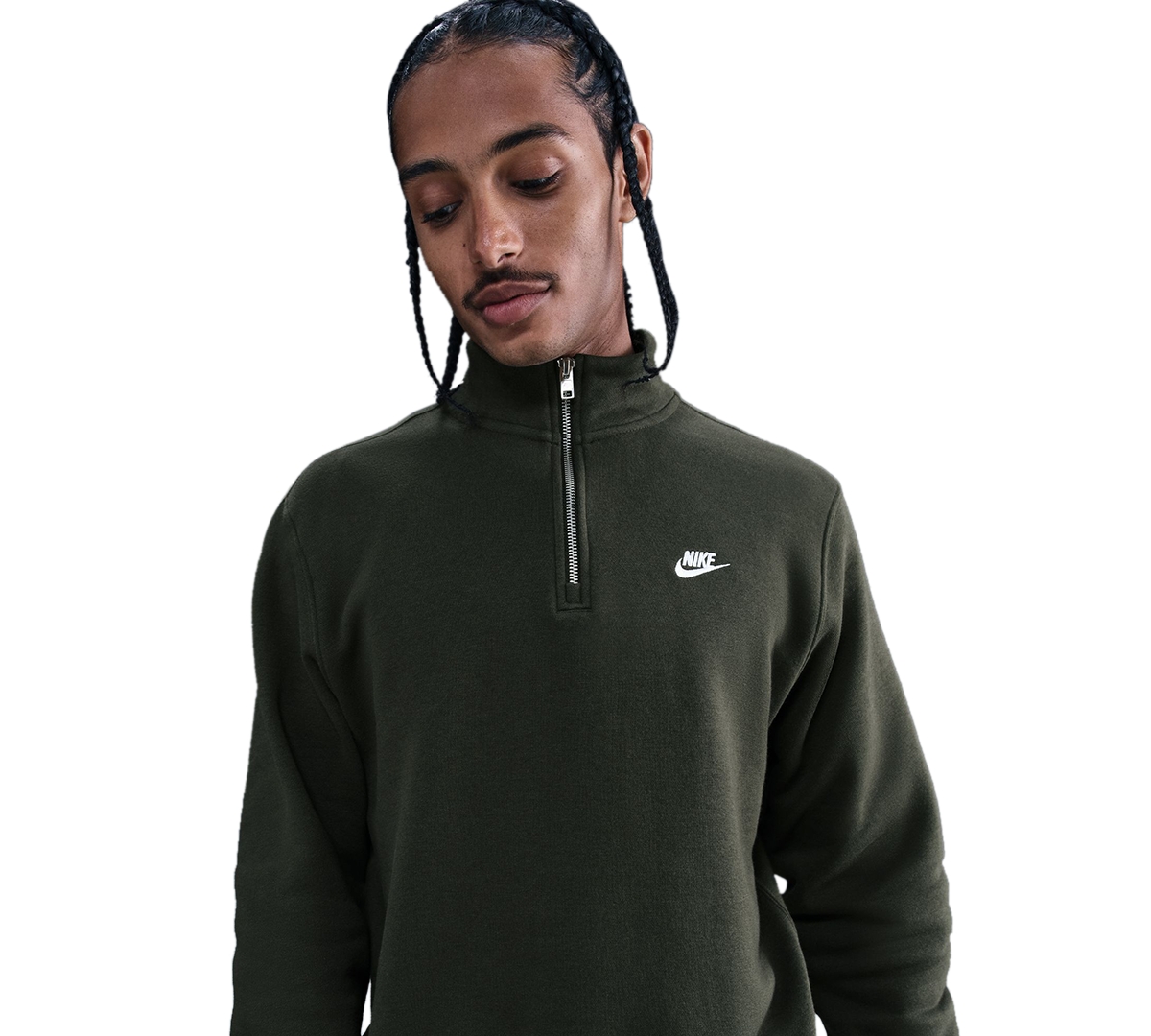Nike Men's Sportswear Club Half-zip Fleece Top In Multi