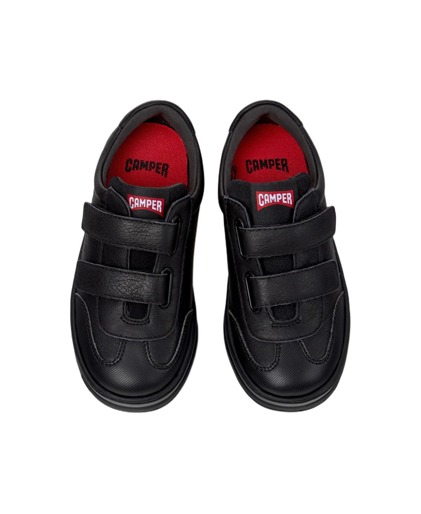Обувь Camper Runner Four Kids School Uniform Leather Shoes для мальчиков, цвет: Чёрный — фото 3