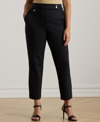 Plus Size Ponte Ankle Pant