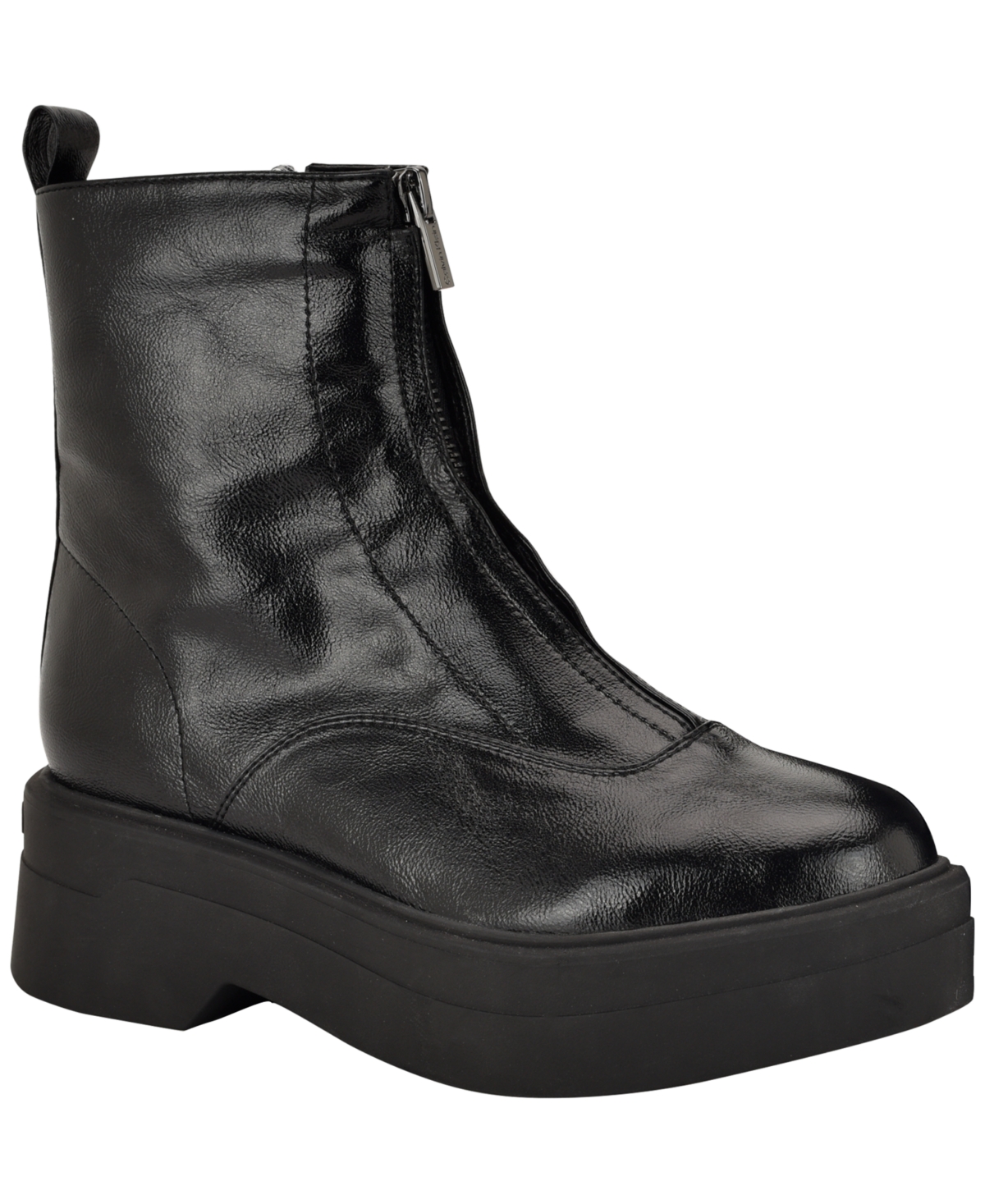 Calvin Klein Women's Rivin Lug Sole Booties In Black