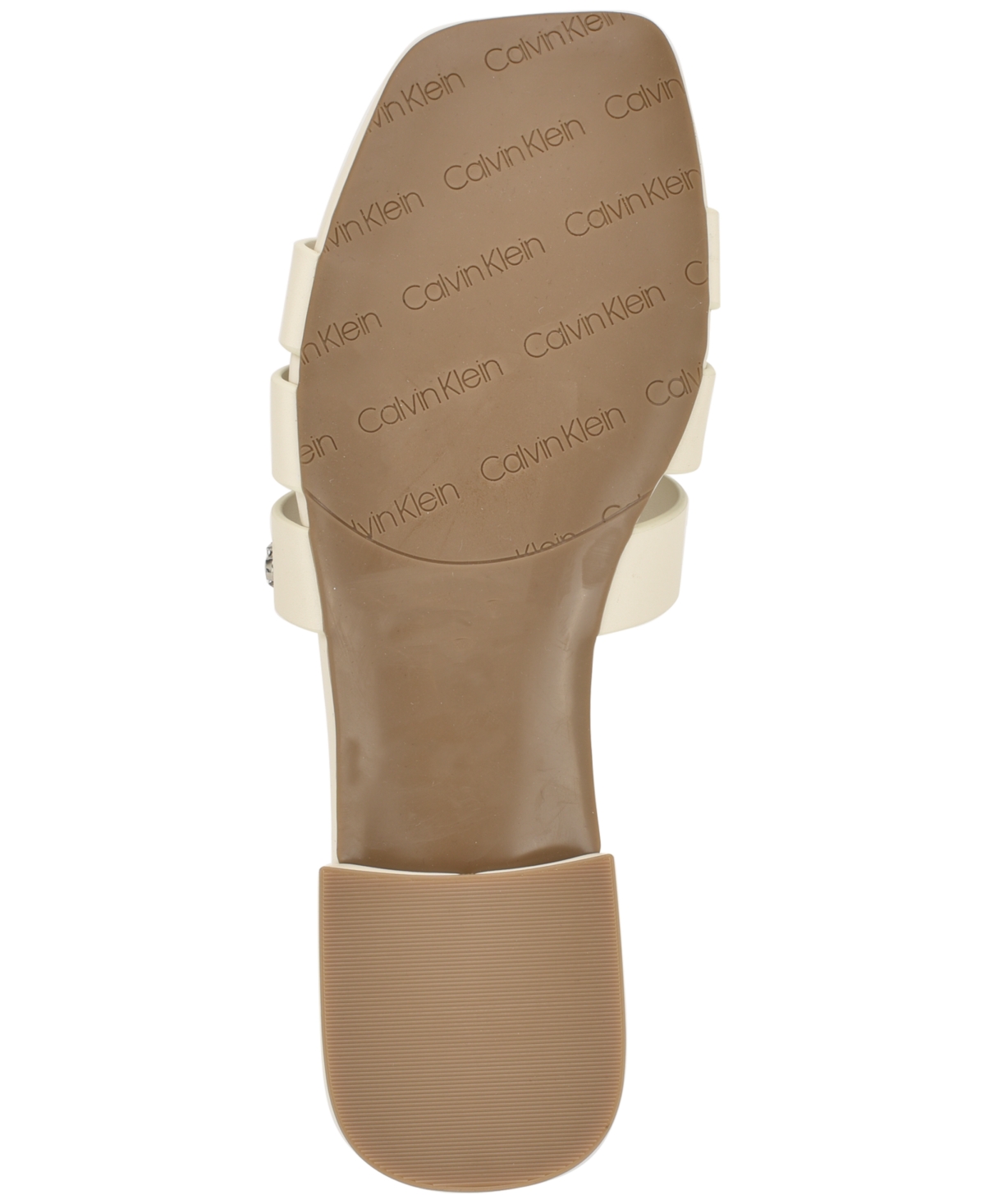Calvin Klein Tisha Slide Sandal In White