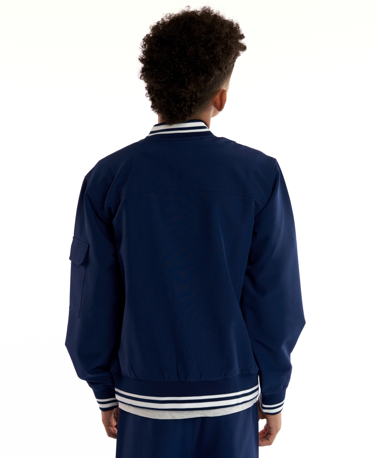 Sovereign Code Boys 5-18 Cedric Long Sleeves Bomber Jacket In Blue