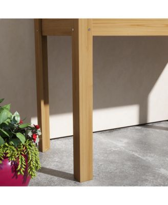 Outsunny Raised Garden Bed with Trellis