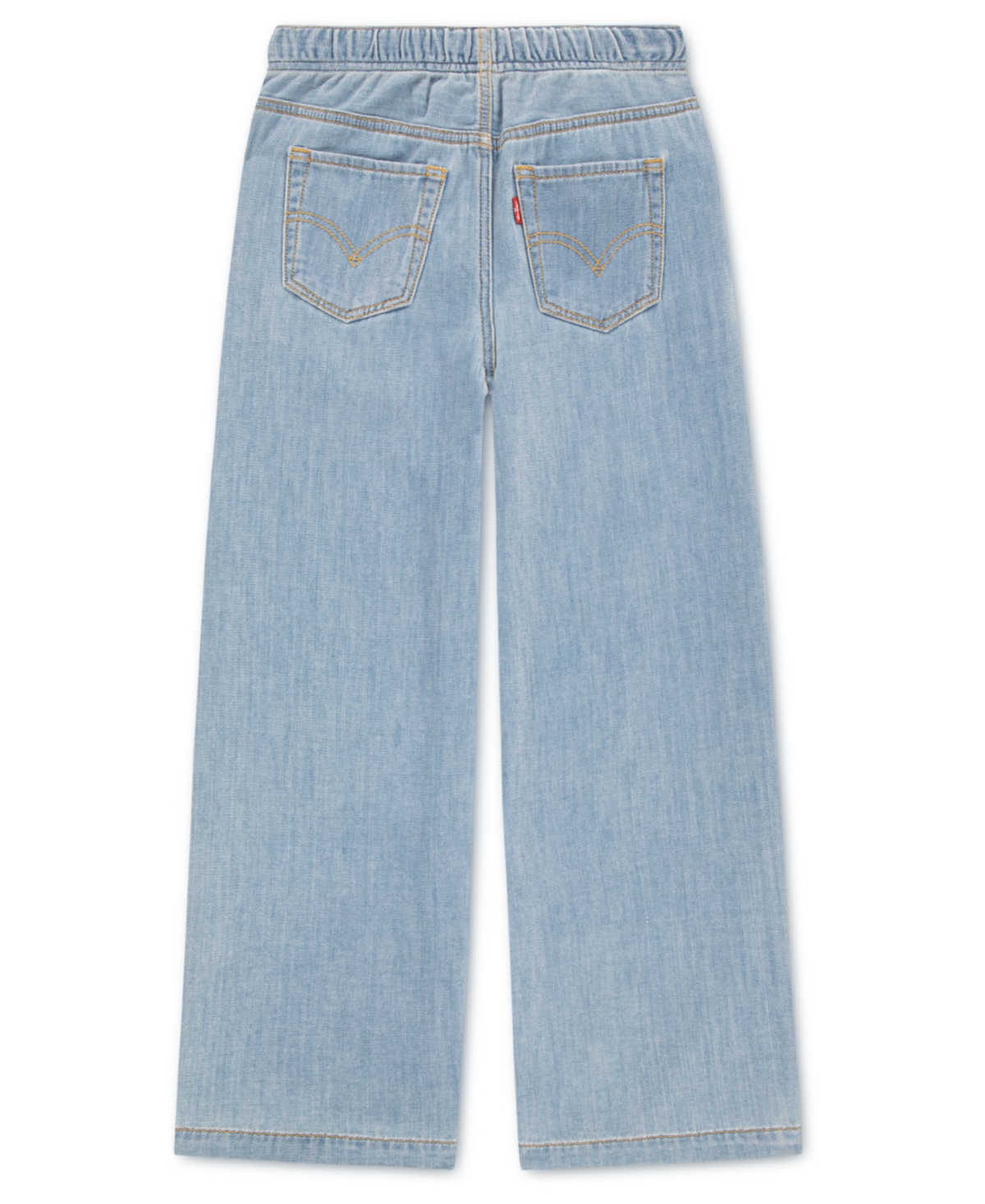 Levi's Girls' Luxe Denim High Rise Baggy Jeans - Big Kid In Blue