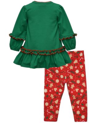 Baby Girls' Cookie Tester Top and Leggings, 2-Piece Set
