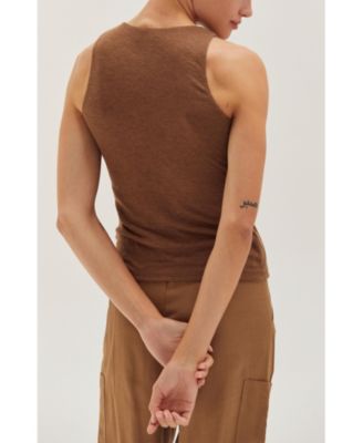 Women's Women's Liv Shirred Knit Tank Top