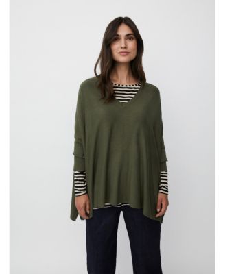 Women's MaFosna Long Sleeve V-Neck Poncho