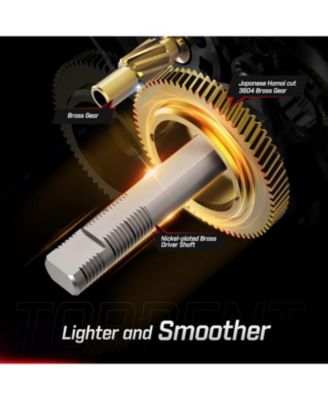 Torrent Baitcaster Fishing Reel, 18LB Carbon Fiber Drag Baitcasting Reel, Magnetic Braking System Casting Reel, Available in 7.1:1 and 5.3:1