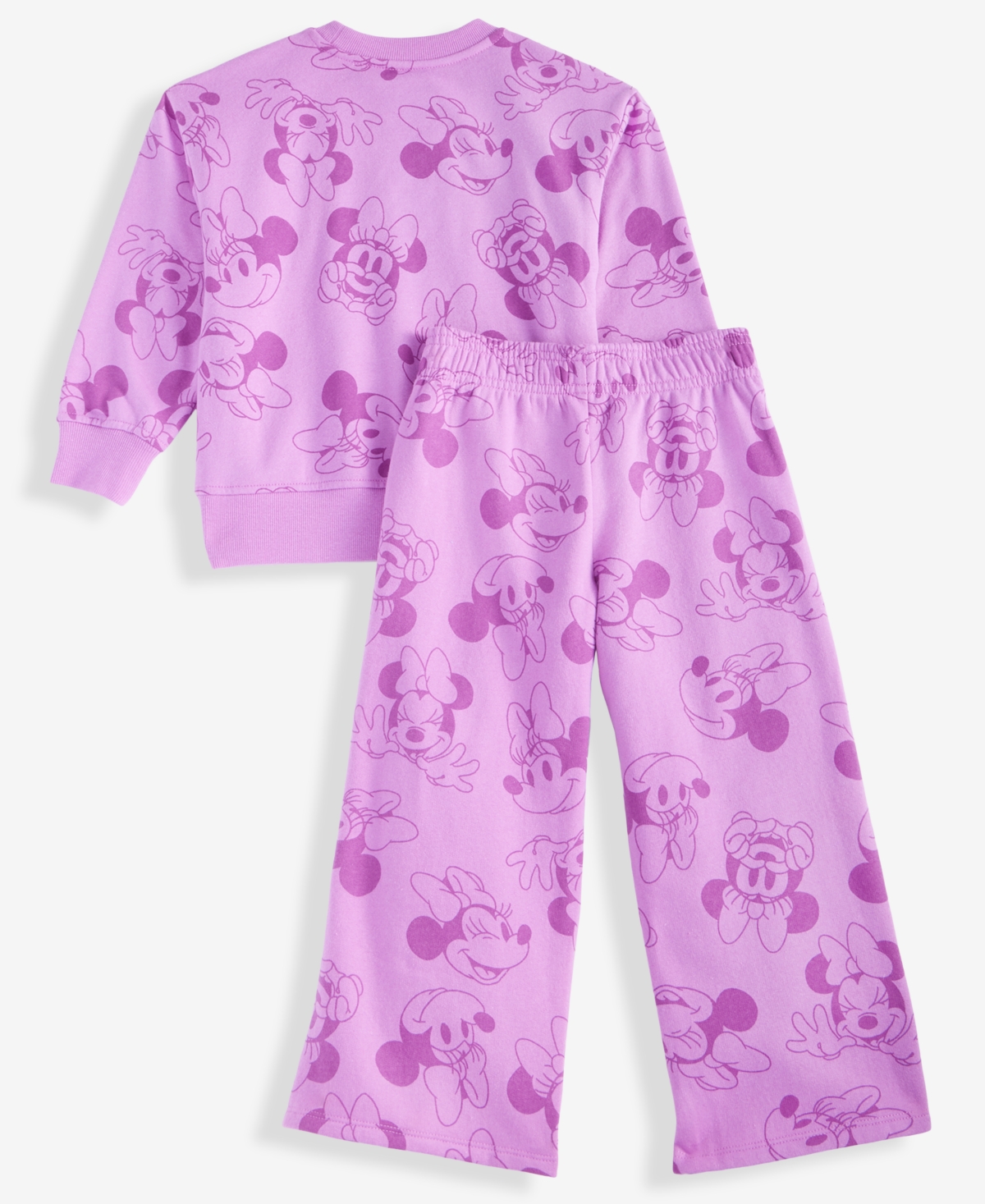 Epic Threads Girls Toddler 2t-4t 2-pc. Minnie Mouse Printed Top & Pants Set, Macy's Exclusive In Purple