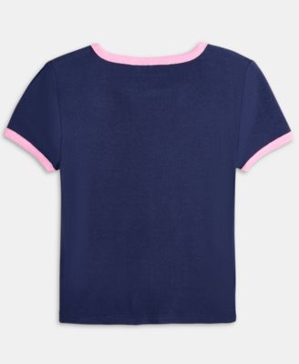 Little & Big Girls Rib Baby Tee, Exclusively at Macy's 