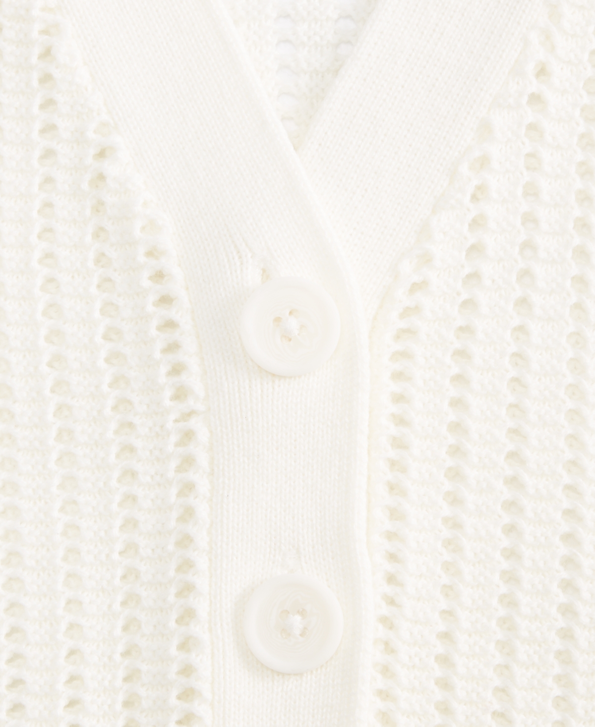 Epic Threads Little & Big Girls V-neck Button Cardigan, Exclusively At Macy's In White