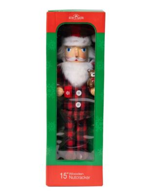Delightful 15" Santa with Pajamas Nutcracker