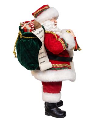 10.5" Fabrich&eacute; Traditional Santa