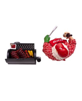 10.75" Barbecue Grill Santa