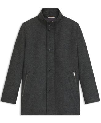 Men's Relaxed-Fit Wool-Blend Coat