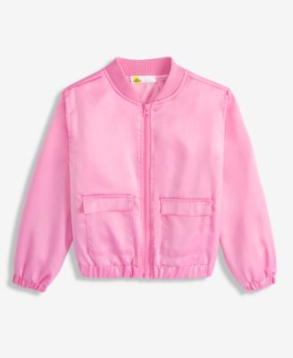 Epic Threads Girls 5-20 Satin Bomber Jacket