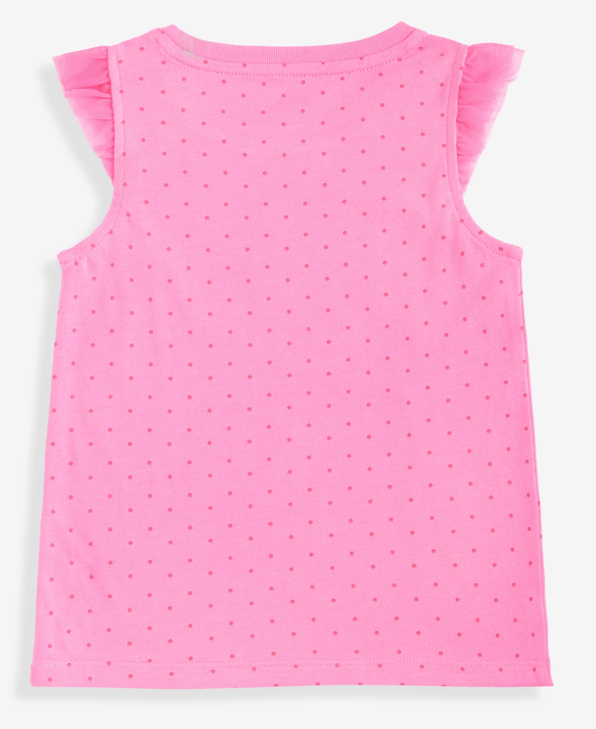 Epic Threads Girls Toddler 2T-4T Short-Sleeve Dot-Print Ruffled Top, Macy's Exclusive