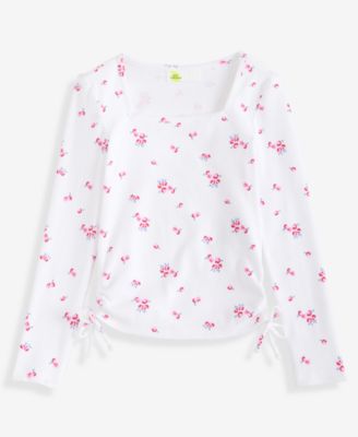 Epic Threads - Little & Big Girls Floral Square Neck Top