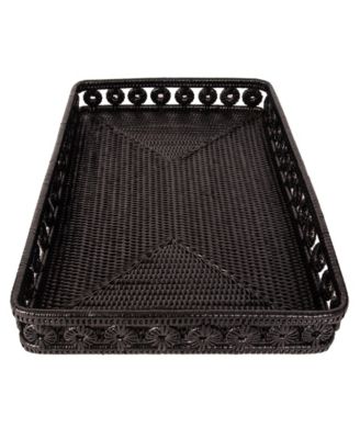 Artifacts Trading Company Rattan 21" Rectangular Tray – Inna Design Serveware