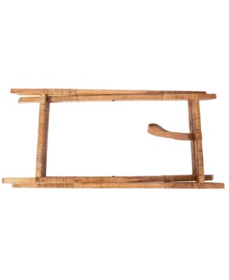 Inna Design Butler Tray with Wooden Legs & Glass Insert