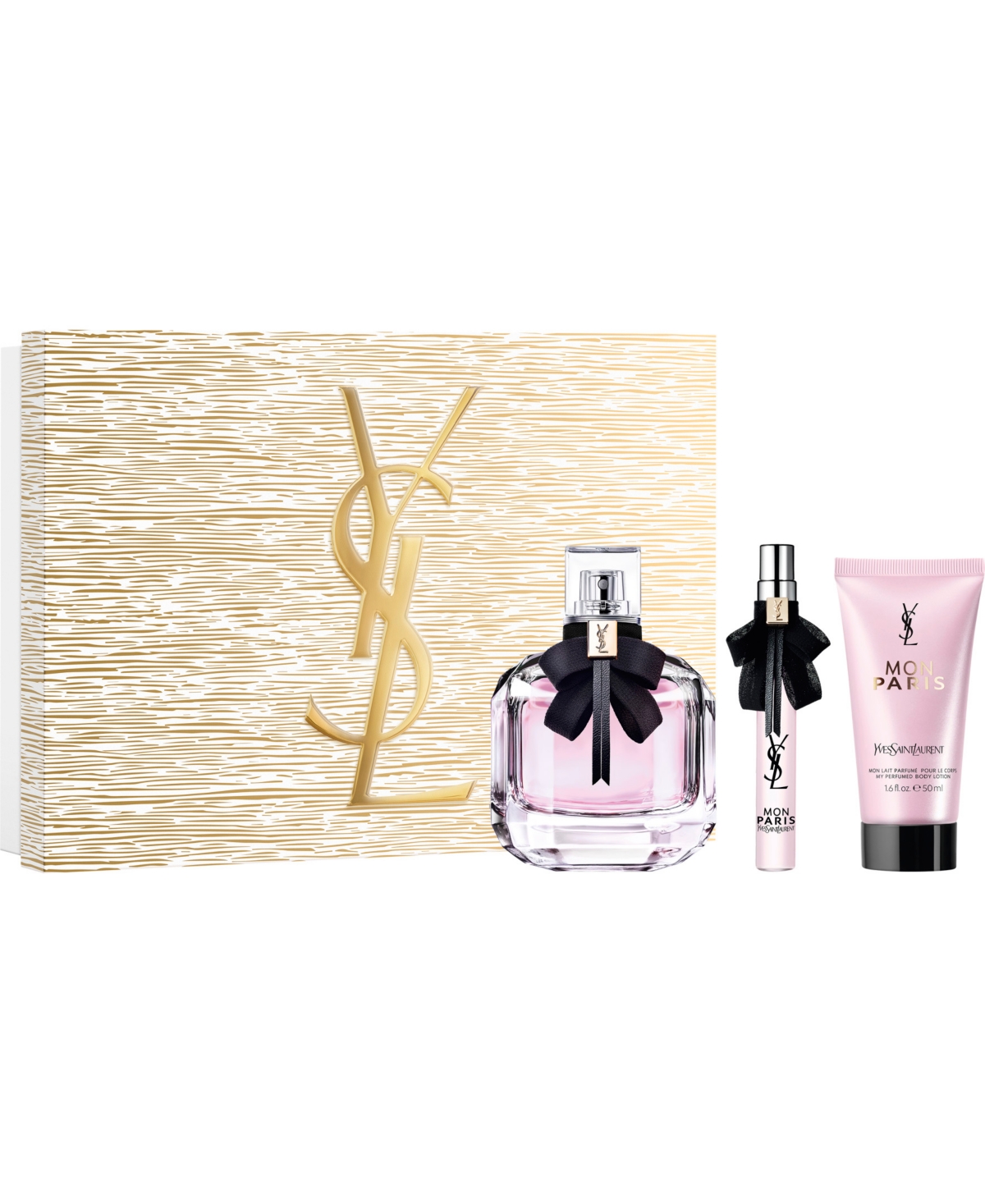 Saint Laurent 3-pc. Mon Paris Eau De Parfum Set In Transparent
