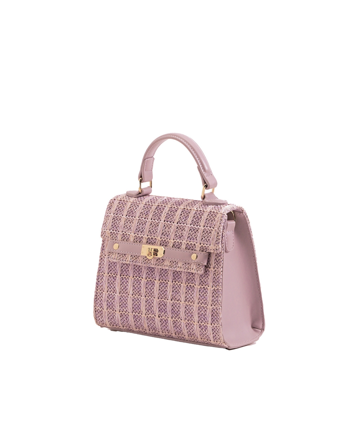 Like Dreams Neo Straw Crossbody In Pink