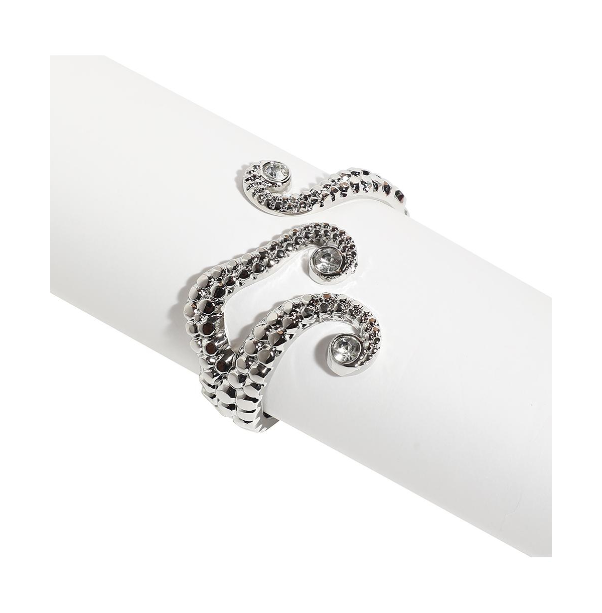 Sohi Squid Arms Bracelet In Silver