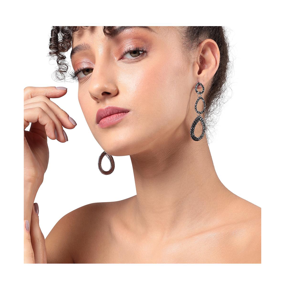 Hollow Teardrop Earrings