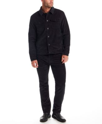 Men's Two-Tone Long-Sleeve Cord Jacket