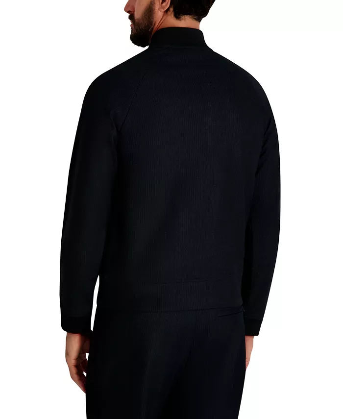 Men's Logo Patch Track Bomber Jacket - thumbnail 5