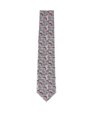 Big & Tall Santa Claus Is Watching Silk Novelty Necktie