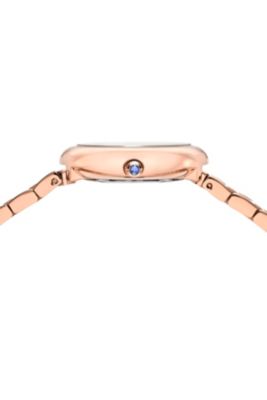 Women's Opal Watch With Opal Dial, Topaz Gemstone and Stainless Steel Bracelet 1331COPS