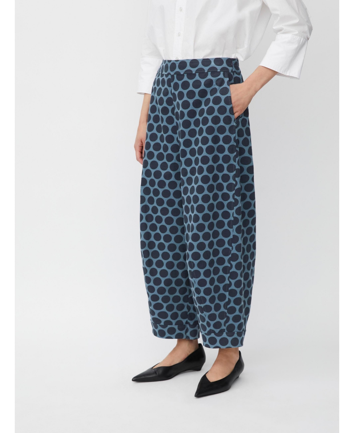 Masai Copenhagen Women's Cropped Velvet Wide Leg Pants