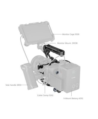 Advanced Camera Cage Kit with Battery Plate for Sony FX2, Black