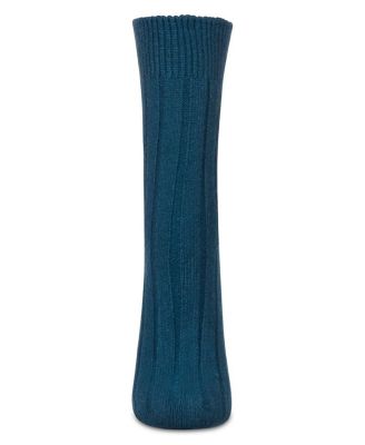 Women's Neutral Ribbed Knit Essential Boot Socks