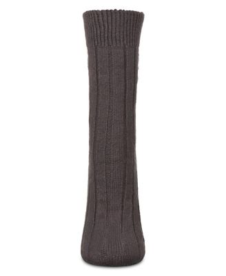 Women's Neutral Ribbed Knit Essential Boot Socks