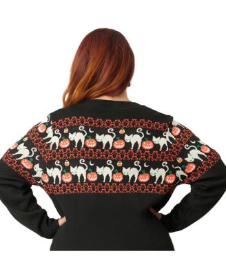 Women's Printed Knit Long Cardigan