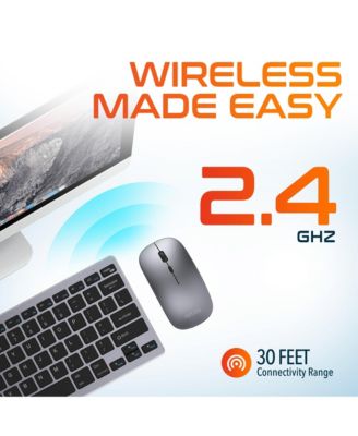 N35 Wireless Slim Keyboard & Mouse Combo (DKMKITMIN35-WB)