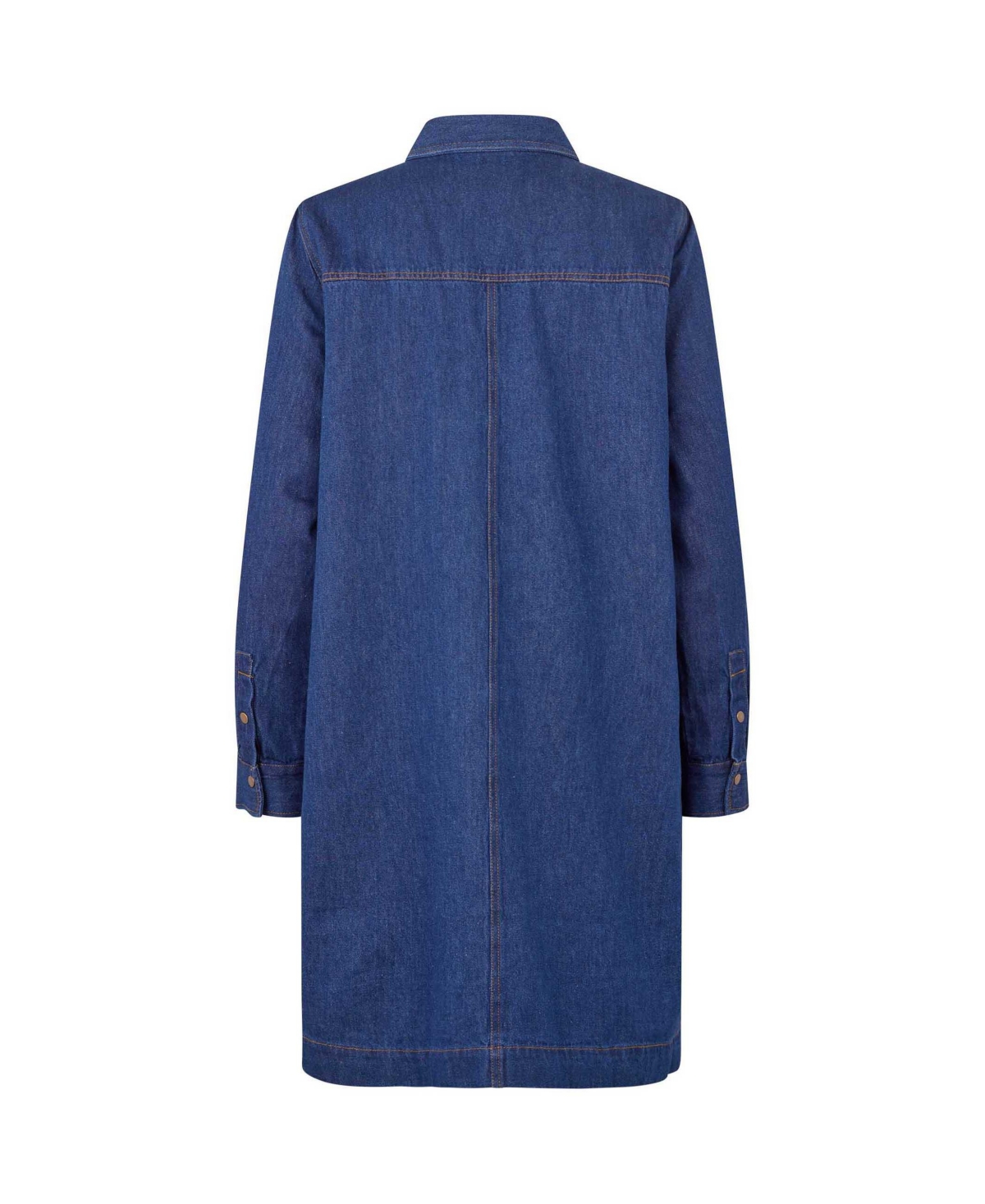 Masai Copenhagen Women's Denim Long Sleeve Collared Shirt