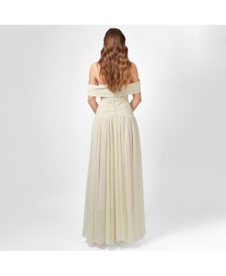 Women's Keecia Off Shoulder Chiffon Gown
